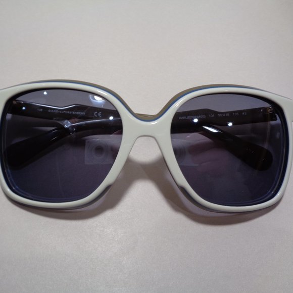 Diane von Furstenberg KARLIE White New Sunglasses main image 9